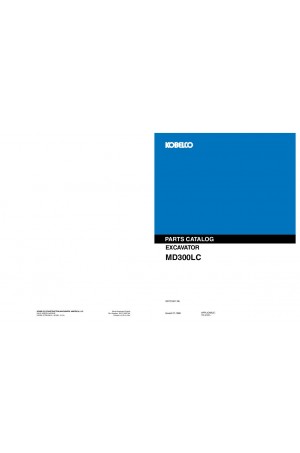 Kobelco MD300LC Parts Catalog