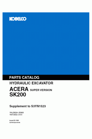 Kobelco SK200 Parts Catalog