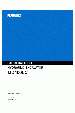 Kobelco MD400LC Parts Catalog