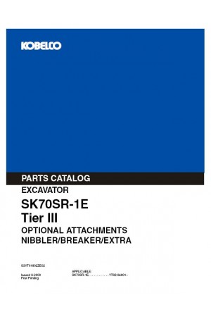 Kobelco SK70SR Parts Catalog