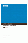 Kobelco SK100 Parts Catalog
