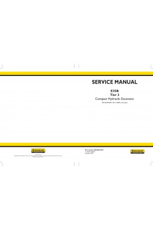 New Holland CE E35B Service Manual