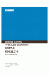 Kobelco K912 Service Manual