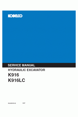 Kobelco K916 Service Manual