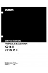 Kobelco K916, SK400 Service Manual