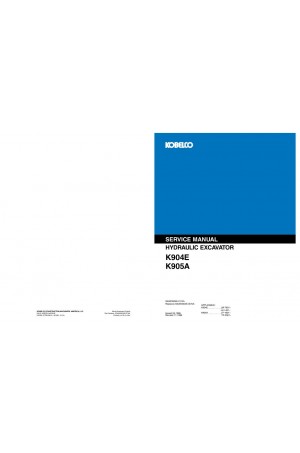 Kobelco K904 Service Manual