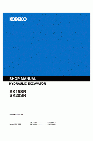 Kobelco SK15SR, SK20SR Service Manual