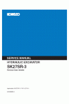 Kobelco SK27SR-3 Service Manual
