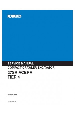 Kobelco 27SR Service Manual