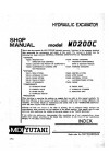 Kobelco MD200C Service Manual