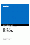 Kobelco SK400, SK400LC Service Manual