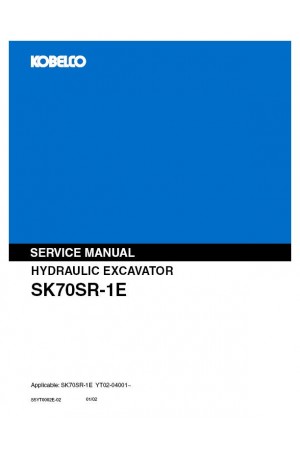 Kobelco SK70SR-1E Service Manual