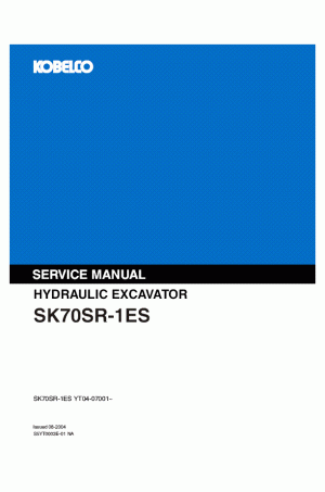 Kobelco EH70, SK70SR Service Manual