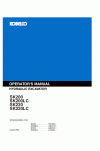 Kobelco SK200, SK200LC, SK220 Operator`s Manual