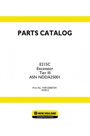 New Holland CE E215C Parts Catalog