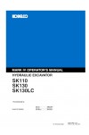 Kobelco SK110, SK130 Operator`s Manual