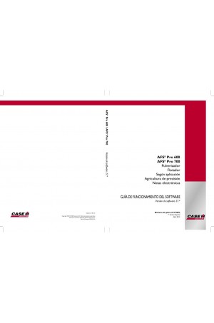 Case IH AFS PRO 600, AFS PRO 700 Operator`s Manual