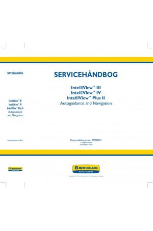 New Holland Intelliview Service Manual