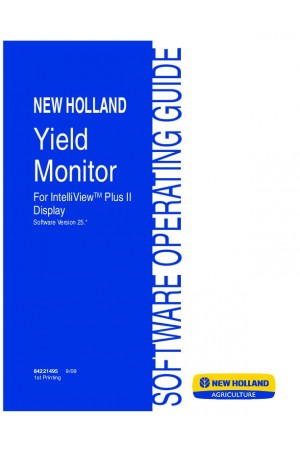 New Holland Intelliview Operator`s Manual