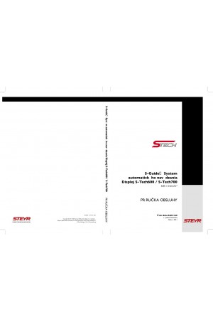 Steyr S-TECH 600, S-TECH 700 Operator`s Manual