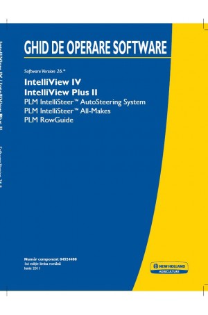 New Holland Intelliview Operator`s Manual