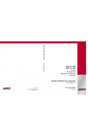 Case IH AFS PRO 600, AFS PRO 700 Operator`s Manual