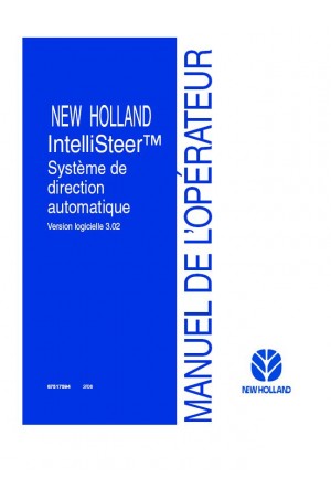 New Holland INTELLISTEER Operator`s Manual