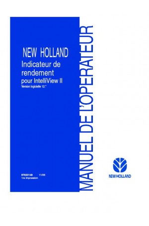 New Holland Intelliview Operator`s Manual