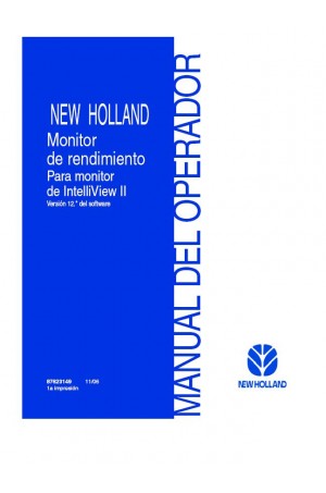 New Holland Intelliview Operator`s Manual