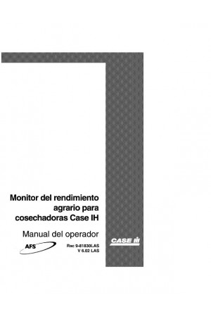 Case IH N/A Operator`s Manual