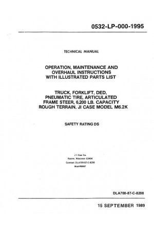 Case IH M6.2K Operator`s Manual