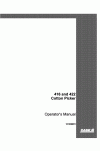 Case IH 416, 422 Operator`s Manual