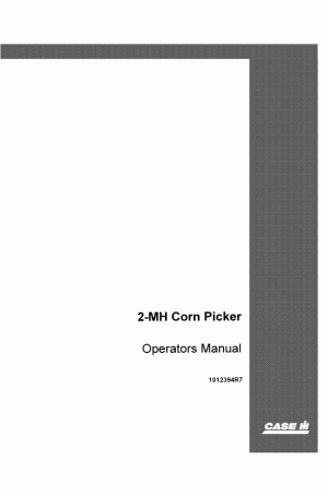 Case IH 2, 2-MH, 2MH Operator`s Manual