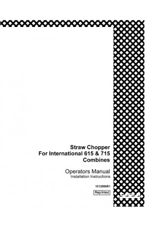 Case IH 615, 715 Operator`s Manual