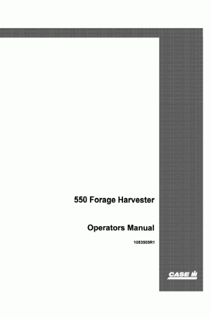 Case IH 550, 555, 650 Operator`s Manual