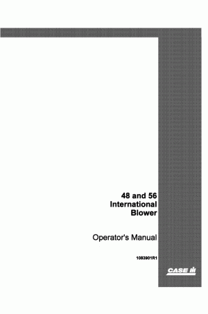 Case IH 48, 56 Operator`s Manual