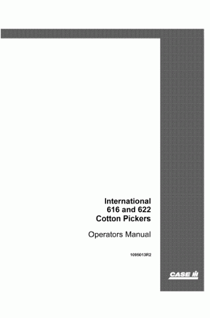Case IH 616, 622 Operator`s Manual