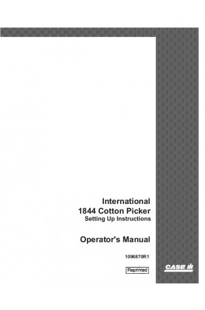 Case IH 1844 Operator`s Manual