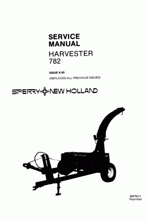 New Holland 782 Service Manual