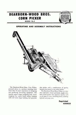 New Holland 42476 Operator`s Manual