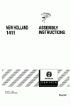 New Holland 1411 Operator`s Manual