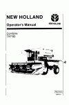 New Holland TR95 Operator`s Manual