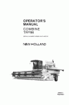 New Holland TR96 Operator`s Manual