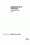 New Holland 717 Operator`s Manual