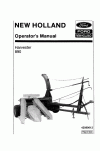 New Holland 890 Operator`s Manual