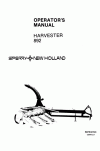 New Holland 892 Operator`s Manual