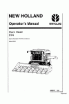 New Holland 974 Operator`s Manual