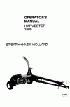 New Holland 1600 Operator`s Manual
