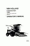 New Holland 1900 Operator`s Manual