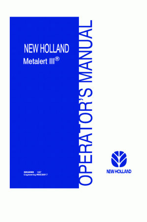 New Holland 790, 900 Operator`s Manual